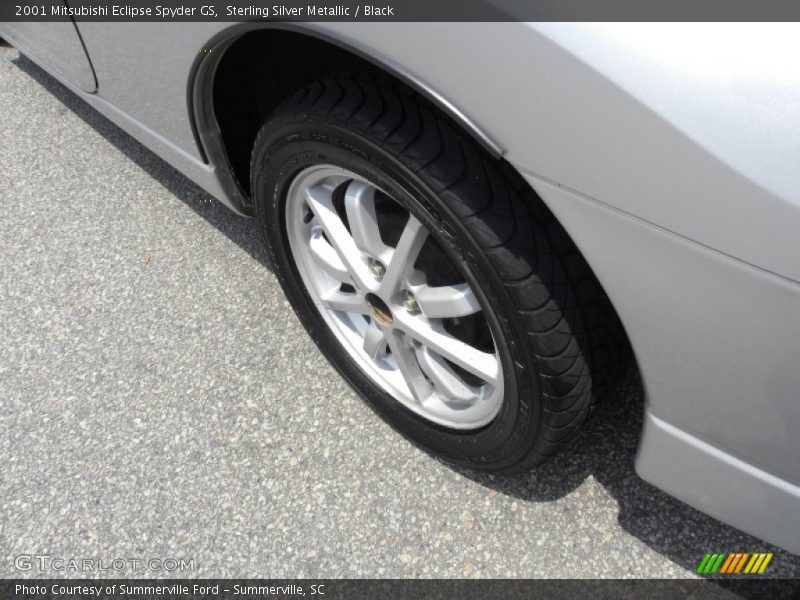 Sterling Silver Metallic / Black 2001 Mitsubishi Eclipse Spyder GS