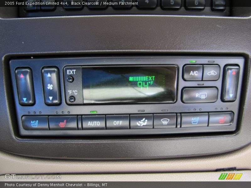 Controls of 2005 Expedition Limited 4x4