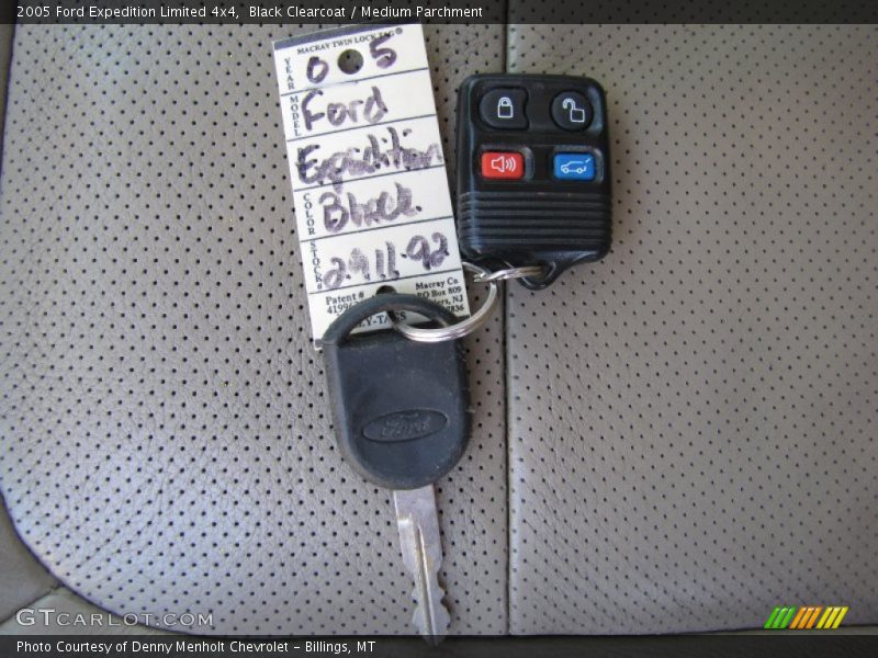 Black Clearcoat / Medium Parchment 2005 Ford Expedition Limited 4x4