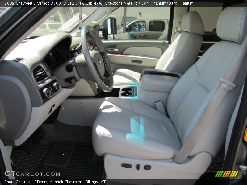 Graystone Metallic / Light Titanium/Dark Titanium 2009 Chevrolet Silverado 3500HD LTZ Crew Cab 4x4