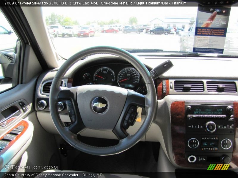Graystone Metallic / Light Titanium/Dark Titanium 2009 Chevrolet Silverado 3500HD LTZ Crew Cab 4x4
