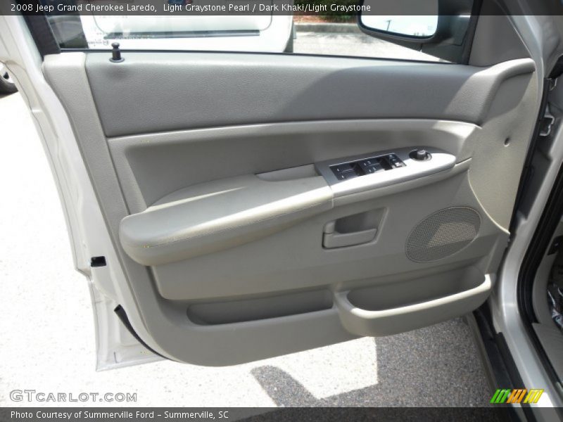 Light Graystone Pearl / Dark Khaki/Light Graystone 2008 Jeep Grand Cherokee Laredo