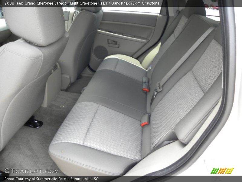 Light Graystone Pearl / Dark Khaki/Light Graystone 2008 Jeep Grand Cherokee Laredo