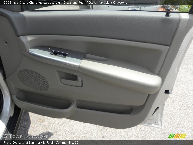Light Graystone Pearl / Dark Khaki/Light Graystone 2008 Jeep Grand Cherokee Laredo