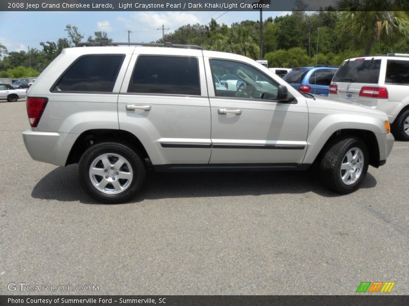 Light Graystone Pearl / Dark Khaki/Light Graystone 2008 Jeep Grand Cherokee Laredo