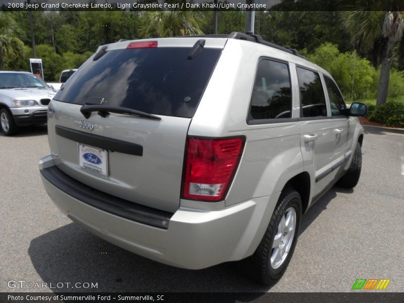 Light Graystone Pearl / Dark Khaki/Light Graystone 2008 Jeep Grand Cherokee Laredo