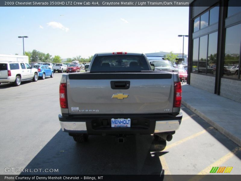 Graystone Metallic / Light Titanium/Dark Titanium 2009 Chevrolet Silverado 3500HD LTZ Crew Cab 4x4