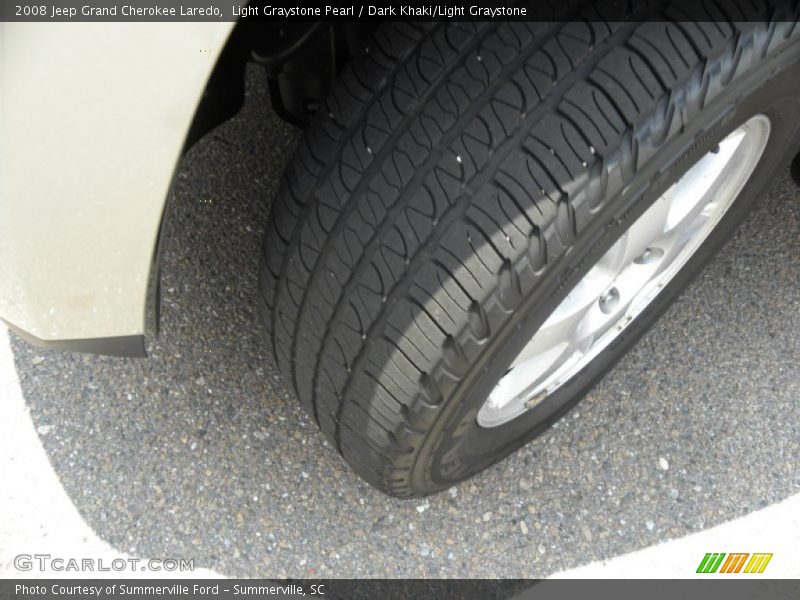 Light Graystone Pearl / Dark Khaki/Light Graystone 2008 Jeep Grand Cherokee Laredo
