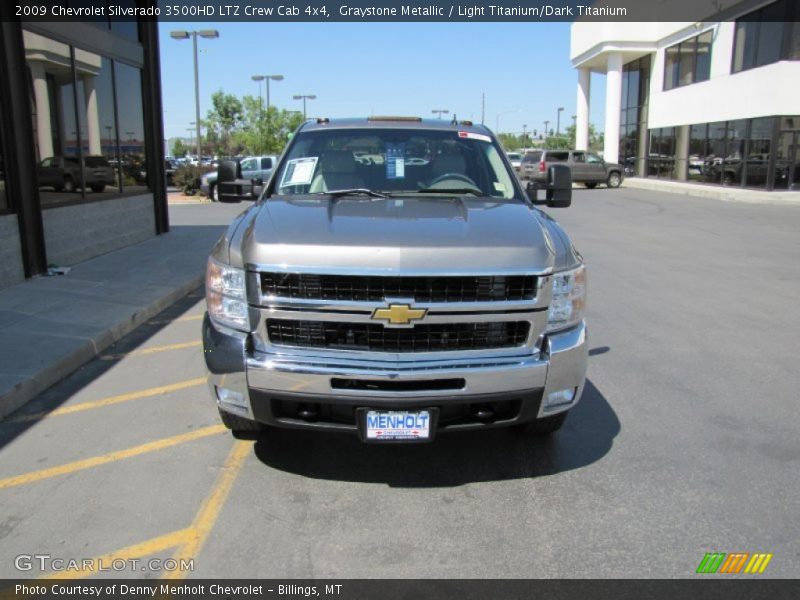 Graystone Metallic / Light Titanium/Dark Titanium 2009 Chevrolet Silverado 3500HD LTZ Crew Cab 4x4