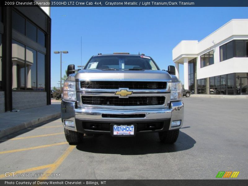 Graystone Metallic / Light Titanium/Dark Titanium 2009 Chevrolet Silverado 3500HD LTZ Crew Cab 4x4