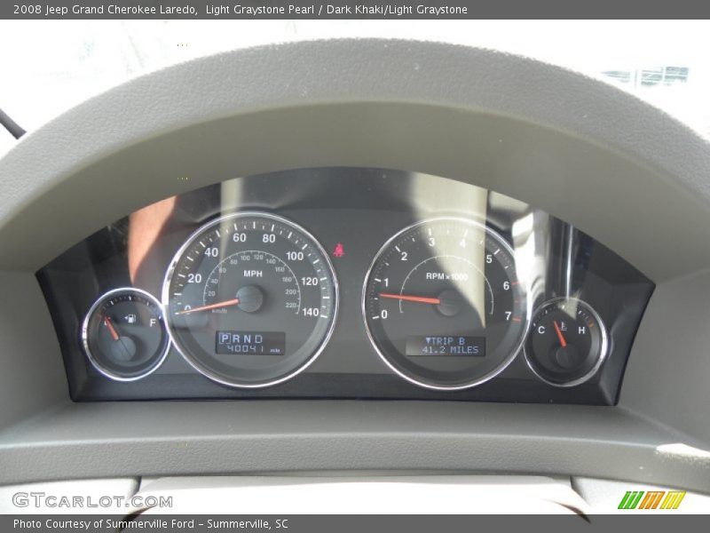 Light Graystone Pearl / Dark Khaki/Light Graystone 2008 Jeep Grand Cherokee Laredo