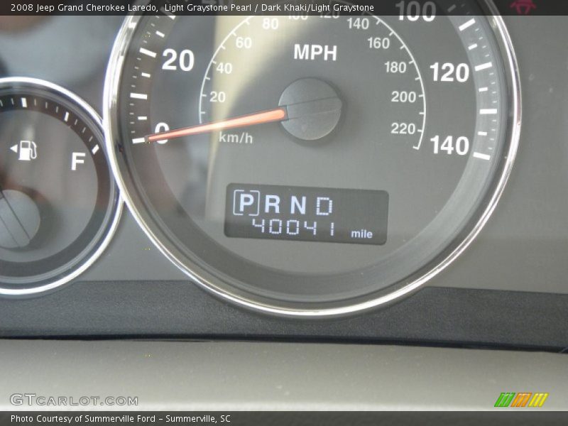 Light Graystone Pearl / Dark Khaki/Light Graystone 2008 Jeep Grand Cherokee Laredo