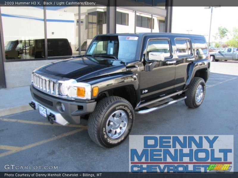 Black / Light Cashmere/Ebony 2009 Hummer H3 X