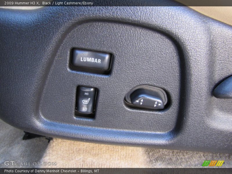 Black / Light Cashmere/Ebony 2009 Hummer H3 X