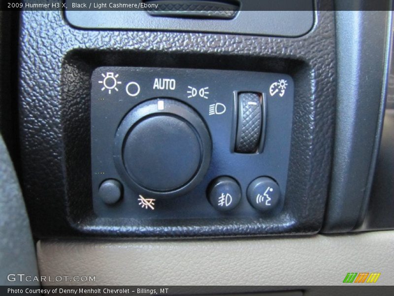 Black / Light Cashmere/Ebony 2009 Hummer H3 X