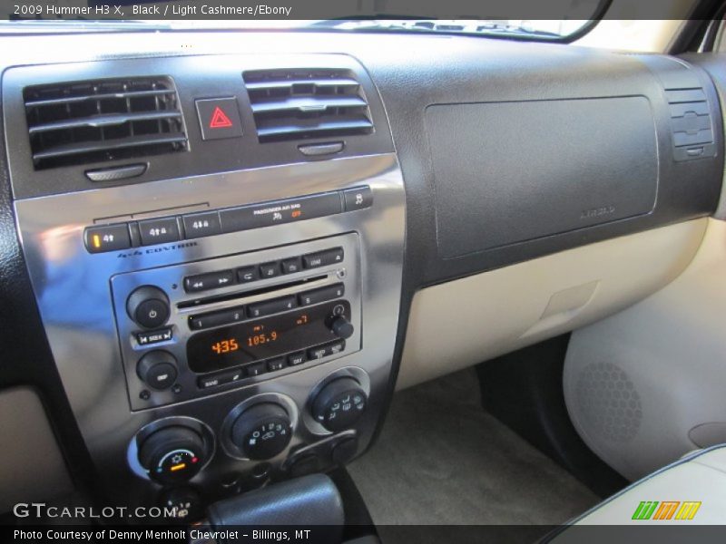 Black / Light Cashmere/Ebony 2009 Hummer H3 X