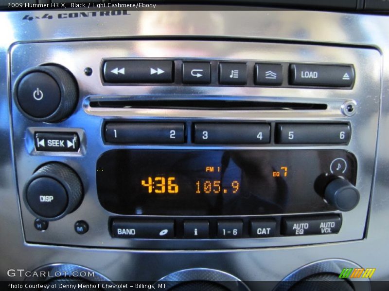 Black / Light Cashmere/Ebony 2009 Hummer H3 X