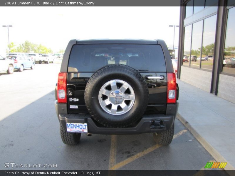 Black / Light Cashmere/Ebony 2009 Hummer H3 X