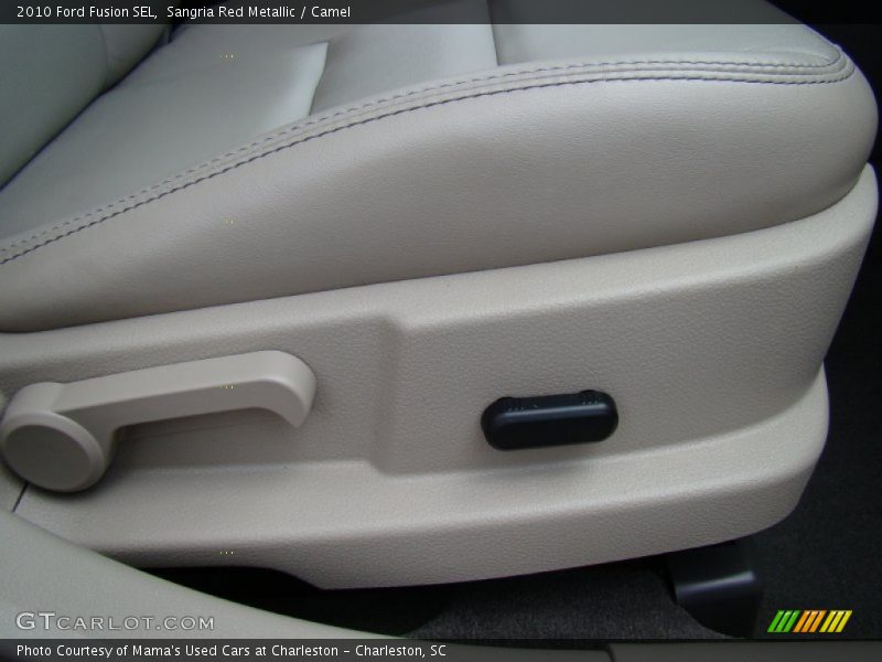 Sangria Red Metallic / Camel 2010 Ford Fusion SEL