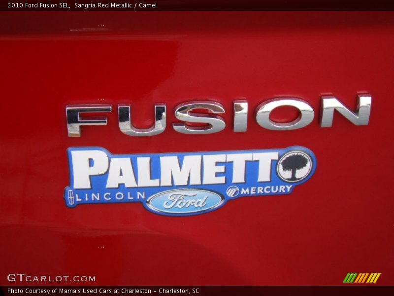 Sangria Red Metallic / Camel 2010 Ford Fusion SEL