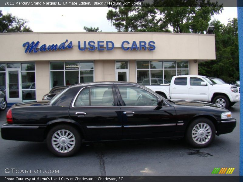 Black / Medium Light Stone 2011 Mercury Grand Marquis LS Ultimate Edition