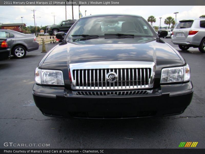 Black / Medium Light Stone 2011 Mercury Grand Marquis LS Ultimate Edition