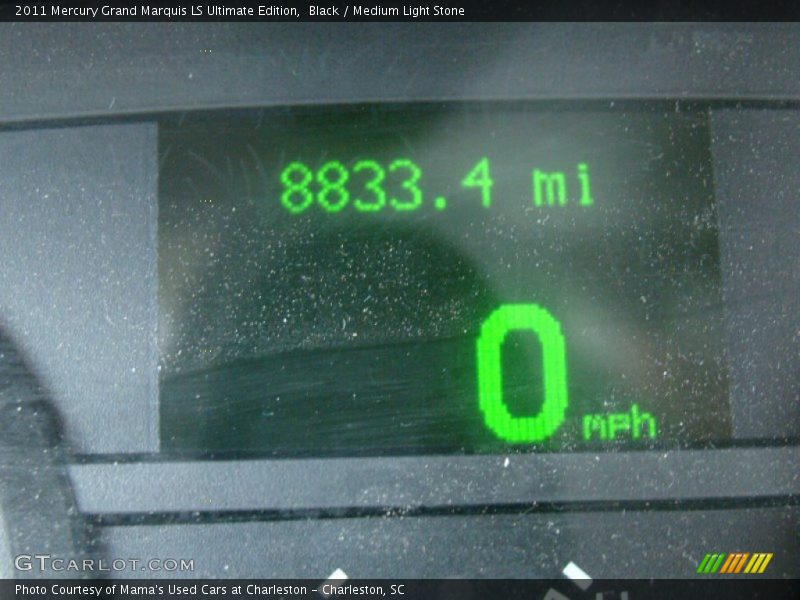 Black / Medium Light Stone 2011 Mercury Grand Marquis LS Ultimate Edition