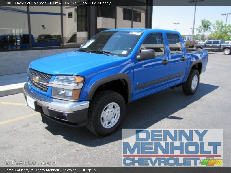 Pace Blue / Ebony 2008 Chevrolet Colorado LT Crew Cab 4x4