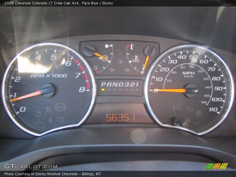 Pace Blue / Ebony 2008 Chevrolet Colorado LT Crew Cab 4x4