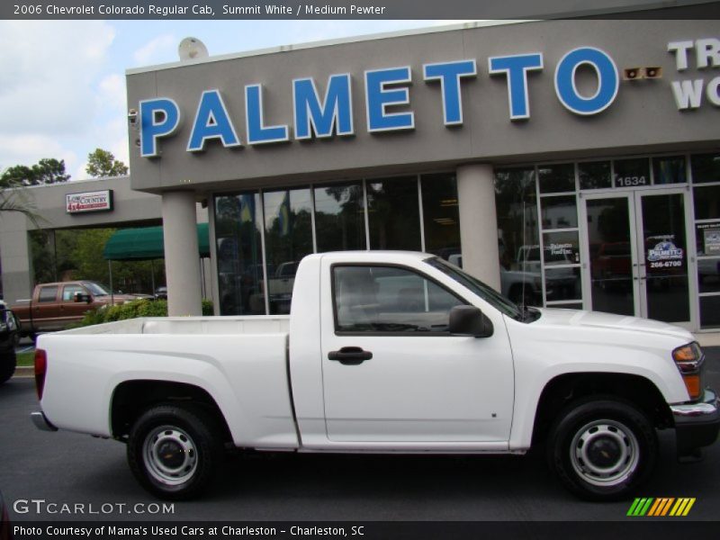 Summit White / Medium Pewter 2006 Chevrolet Colorado Regular Cab