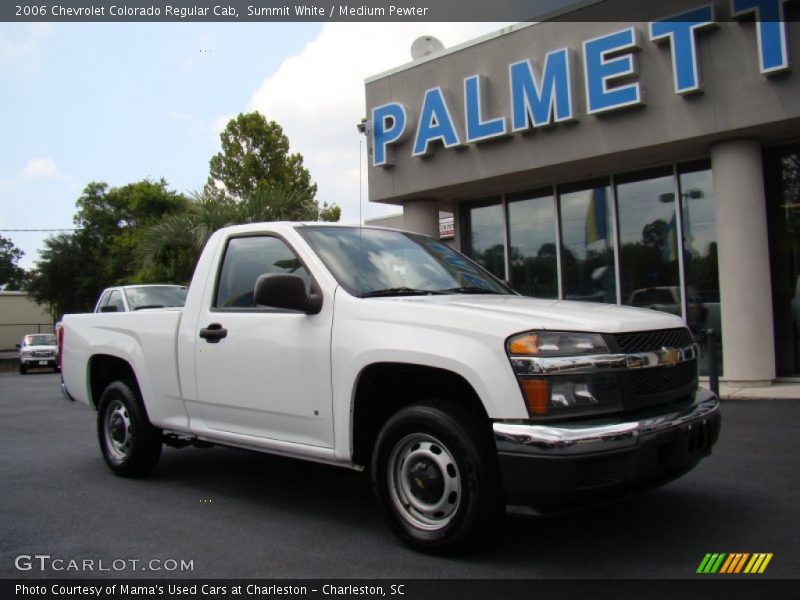 Summit White / Medium Pewter 2006 Chevrolet Colorado Regular Cab