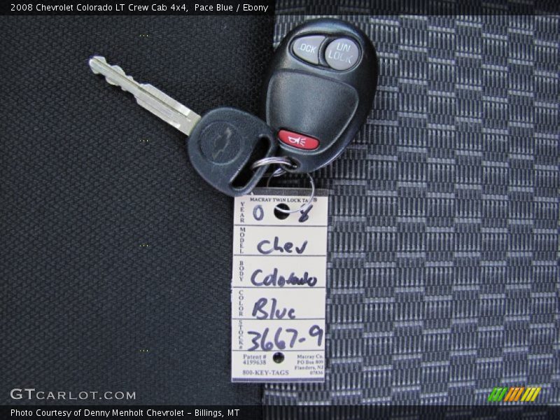 Pace Blue / Ebony 2008 Chevrolet Colorado LT Crew Cab 4x4