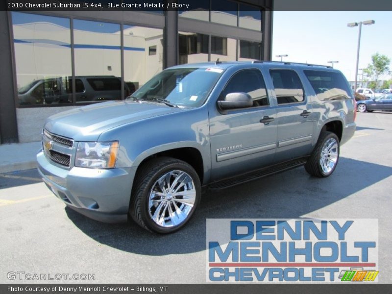 Blue Granite Metallic / Ebony 2010 Chevrolet Suburban LS 4x4