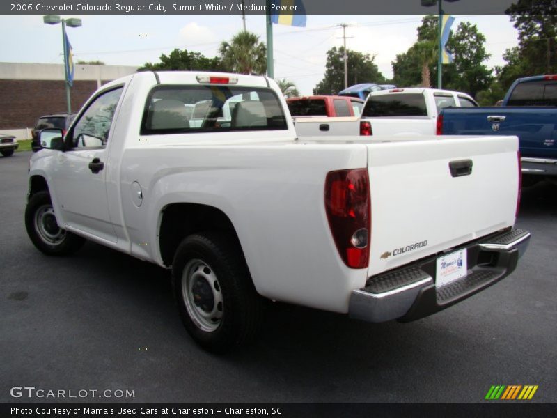 Summit White / Medium Pewter 2006 Chevrolet Colorado Regular Cab