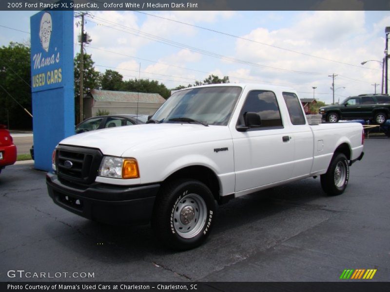 Oxford White / Medium Dark Flint 2005 Ford Ranger XL SuperCab