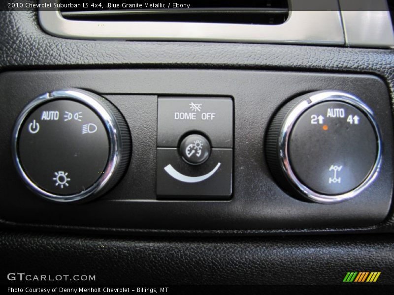 Controls of 2010 Suburban LS 4x4