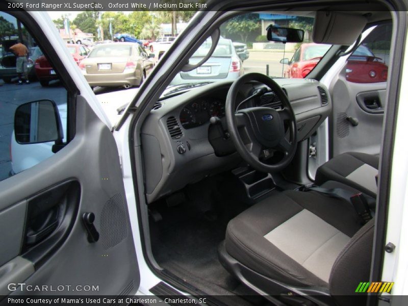 Oxford White / Medium Dark Flint 2005 Ford Ranger XL SuperCab
