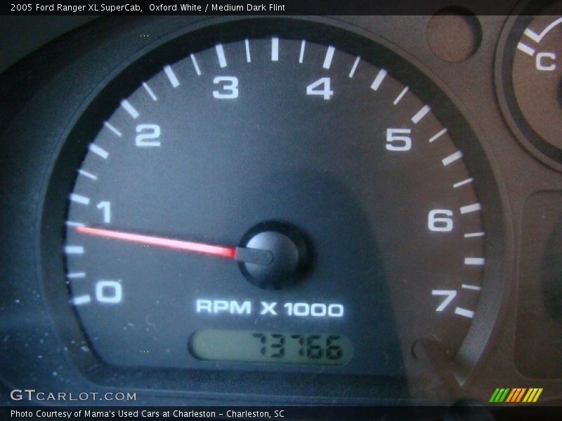 Oxford White / Medium Dark Flint 2005 Ford Ranger XL SuperCab