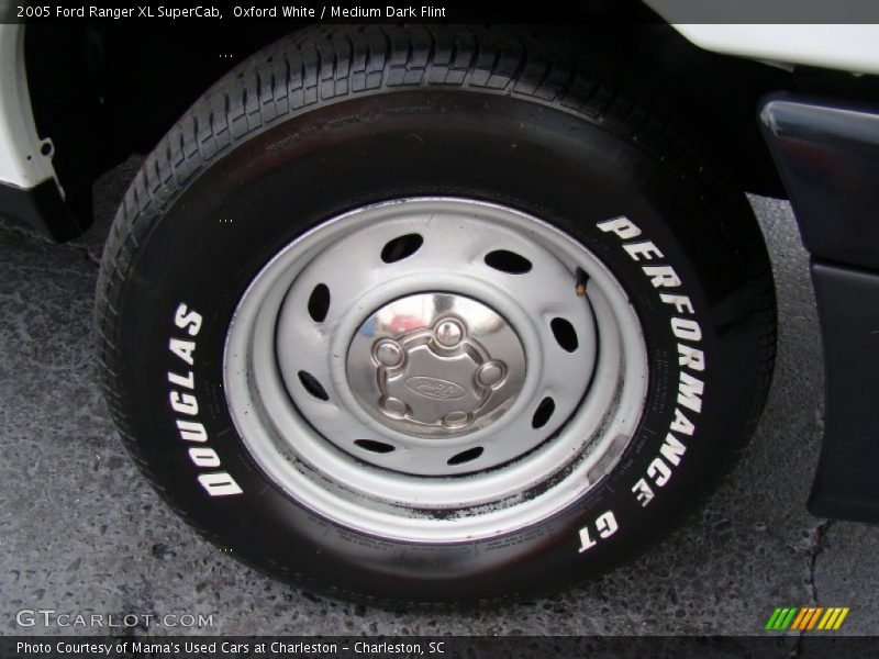 Oxford White / Medium Dark Flint 2005 Ford Ranger XL SuperCab