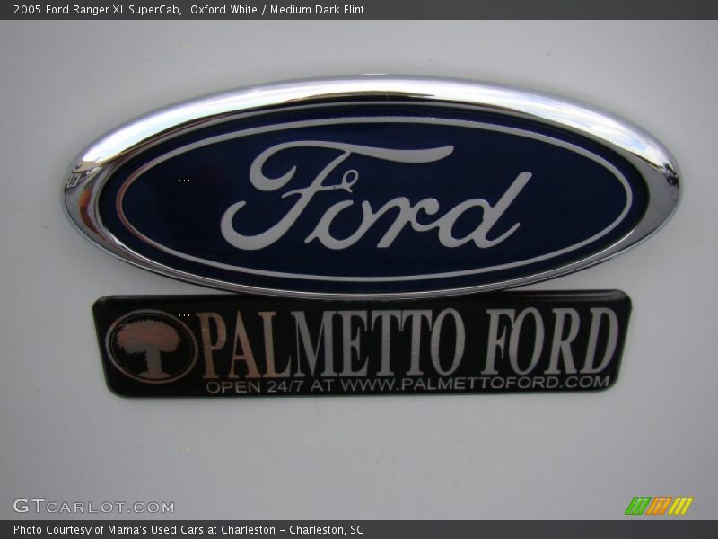 Oxford White / Medium Dark Flint 2005 Ford Ranger XL SuperCab