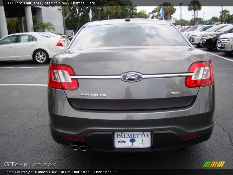 Sterling Grey / Charcoal Black 2011 Ford Taurus SEL