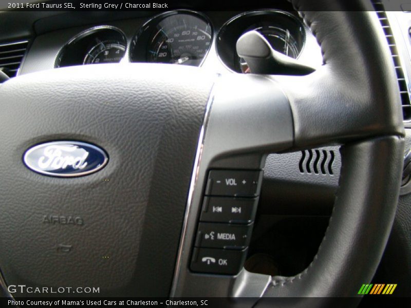 Sterling Grey / Charcoal Black 2011 Ford Taurus SEL