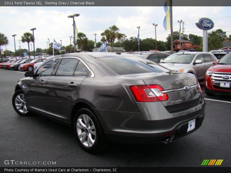 Sterling Grey / Charcoal Black 2011 Ford Taurus SEL