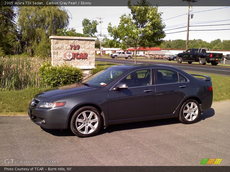 Carbon Gray Pearl / Ebony 2005 Acura TSX Sedan