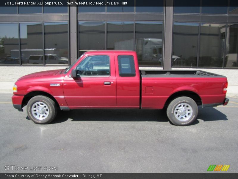 Redfire Metallic / Medium Dark Flint 2011 Ford Ranger XLT SuperCab