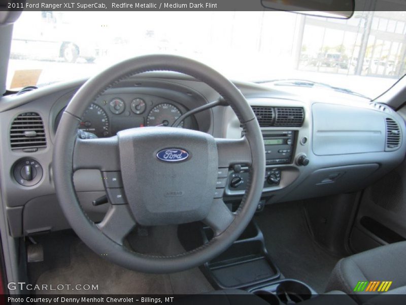 Dashboard of 2011 Ranger XLT SuperCab