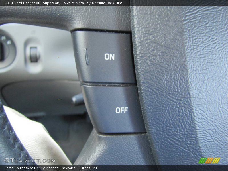 Controls of 2011 Ranger XLT SuperCab