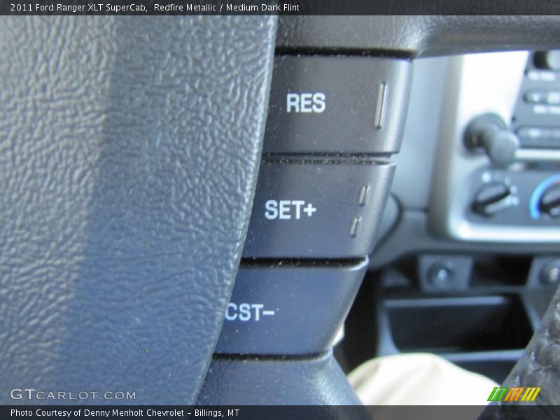 Controls of 2011 Ranger XLT SuperCab
