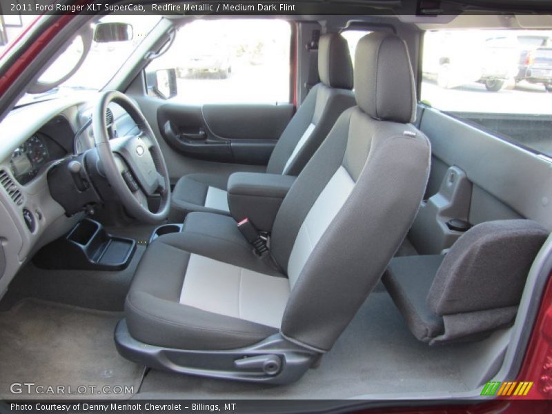  2011 Ranger XLT SuperCab Medium Dark Flint Interior