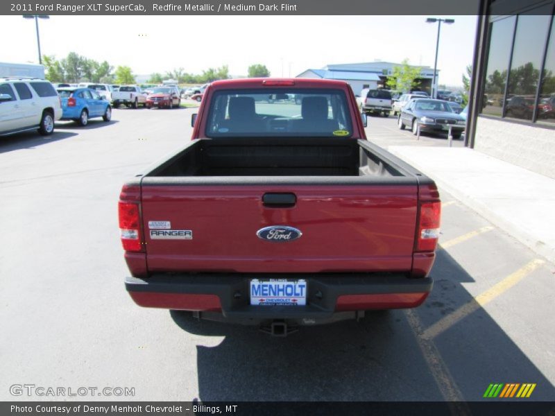 Redfire Metallic / Medium Dark Flint 2011 Ford Ranger XLT SuperCab